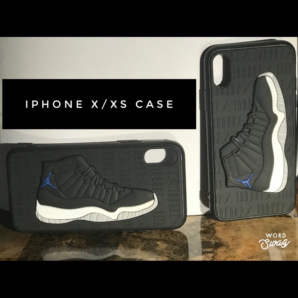 IPhone X/Xs Designer Basketball Case Black/Blue